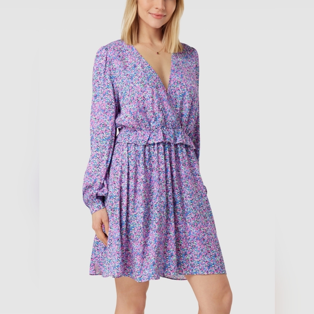 Scotch & Soda NWT Crimson Long Slevee Fit & Flare Mini Dress
